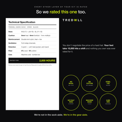 TREDWLL Work Socks