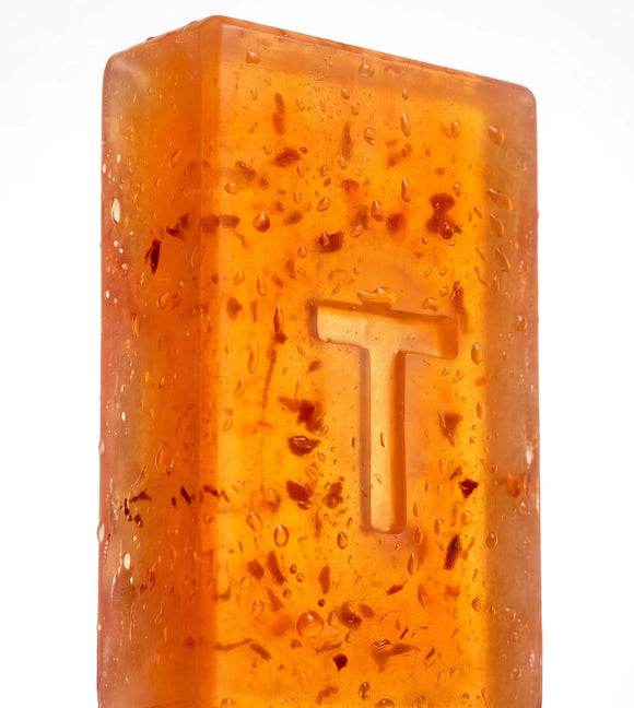 Macro of a TREDWLL fermented persimmon bar
